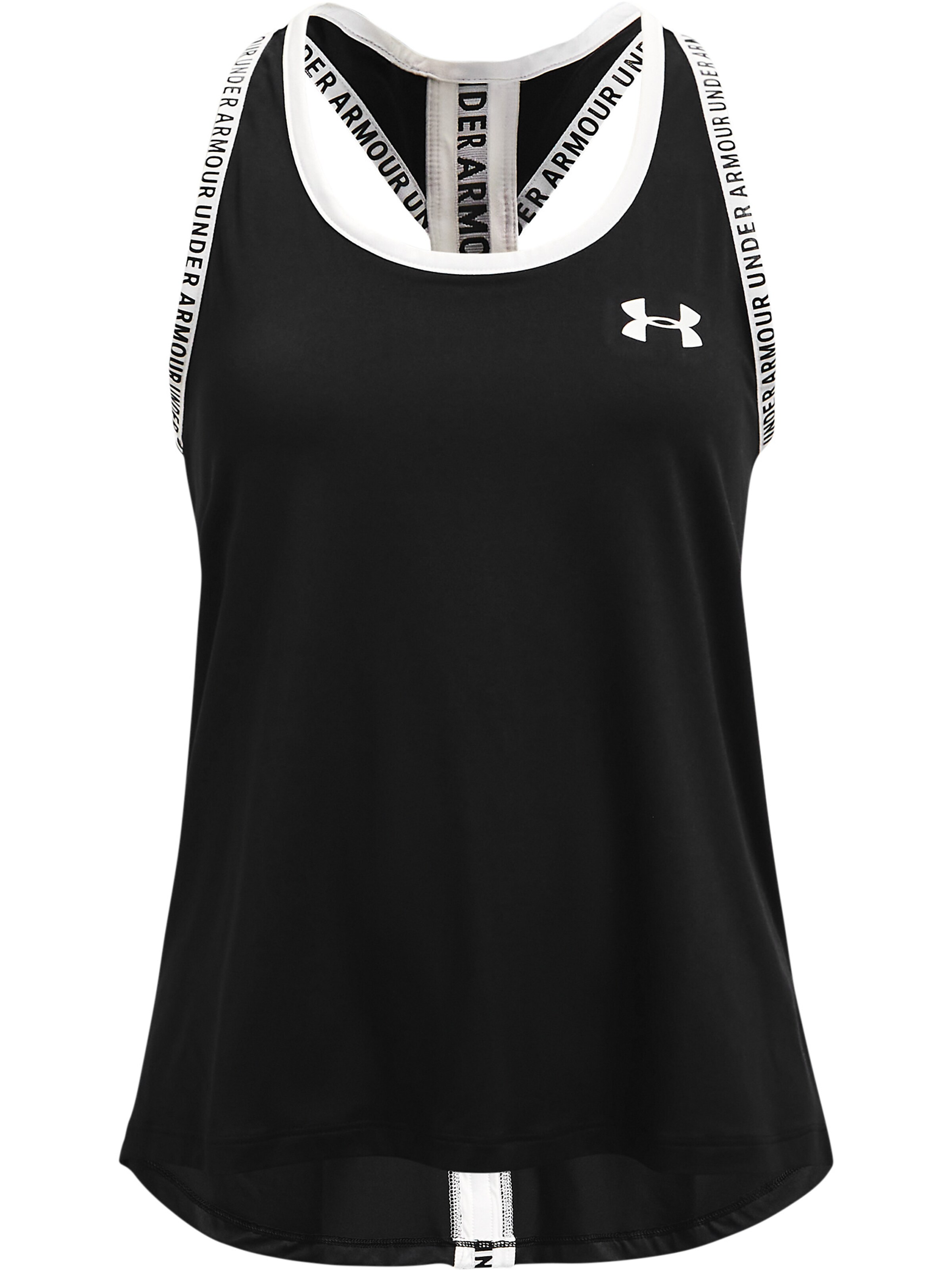 UNDER ARMOUR Sports top 'Knockout' in Black: front