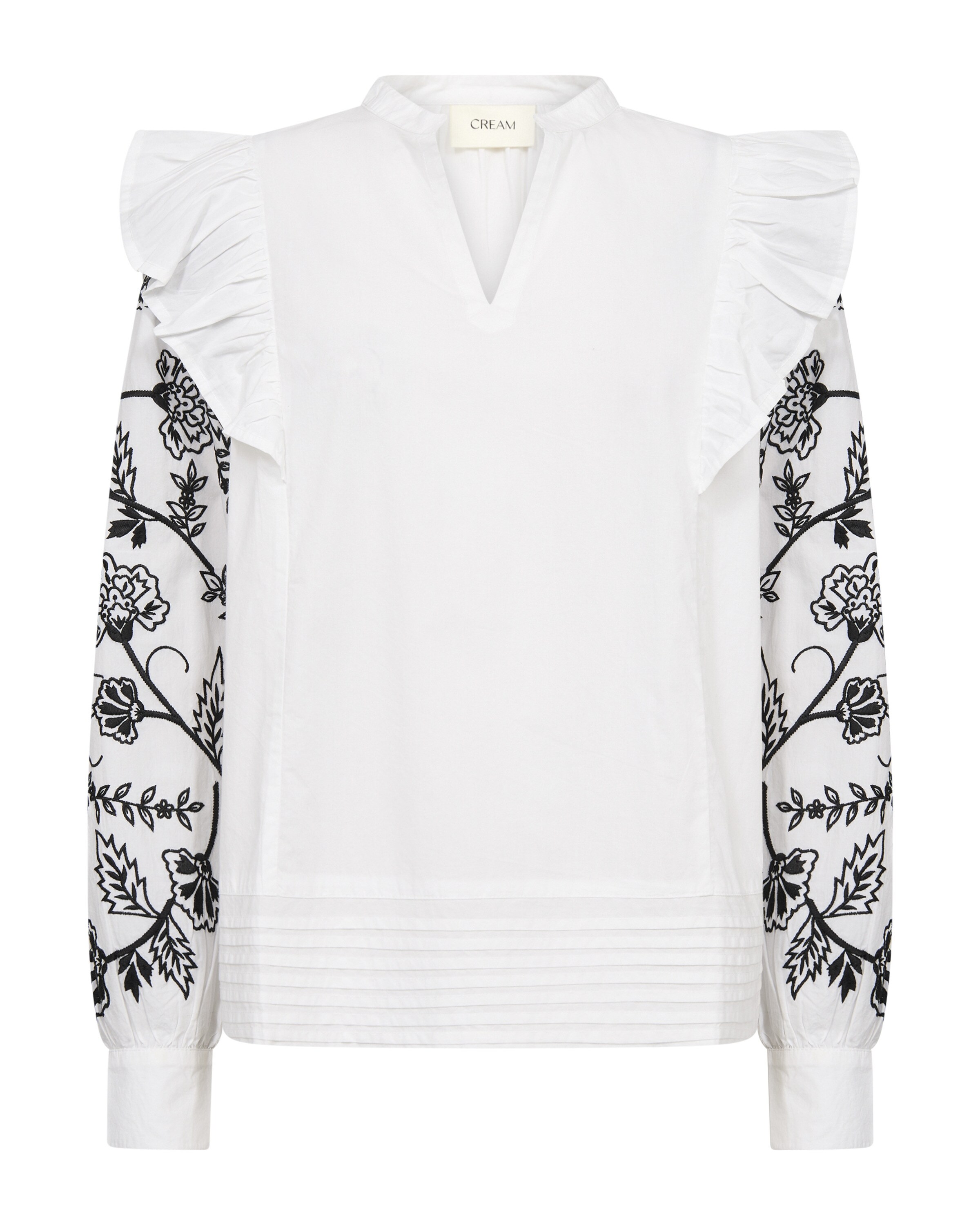 Chemisier 'Alice' Cream en blanc : devant