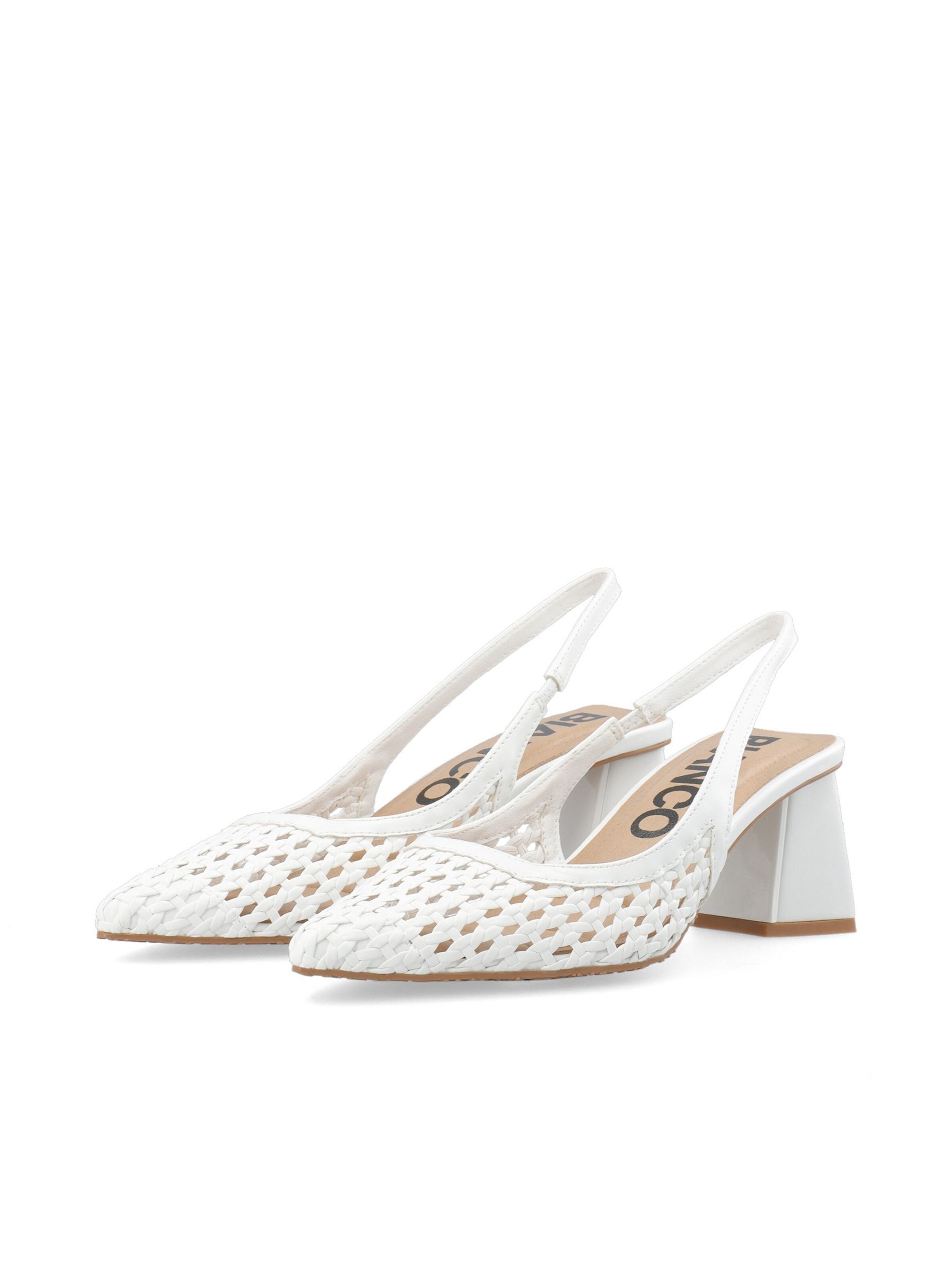 Bianco - Zapatos destalonado 'Maralyn' en blanco