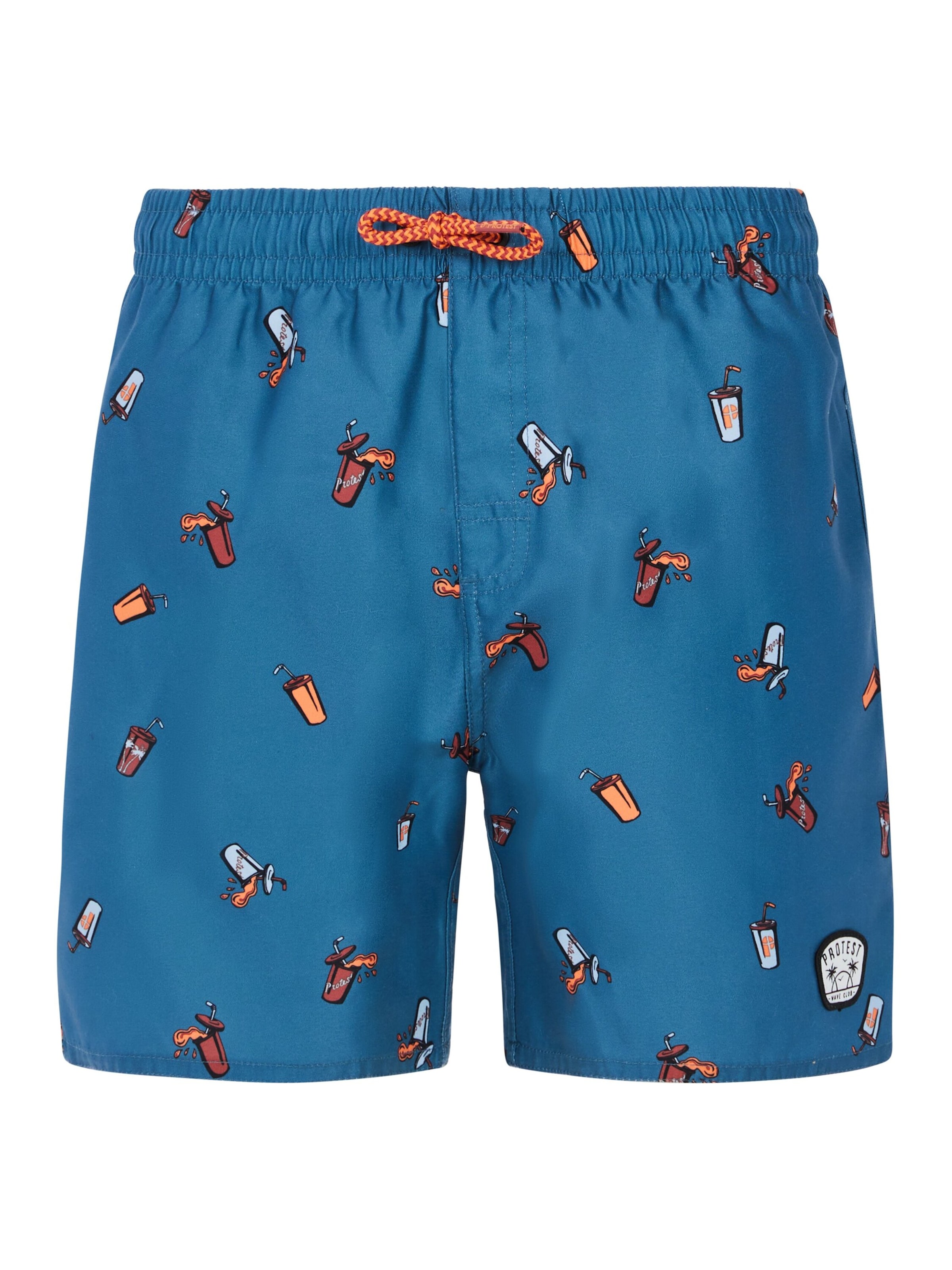 PROTEST Badeshorts 'PRTRocker JR' in Blau: Vorderseite