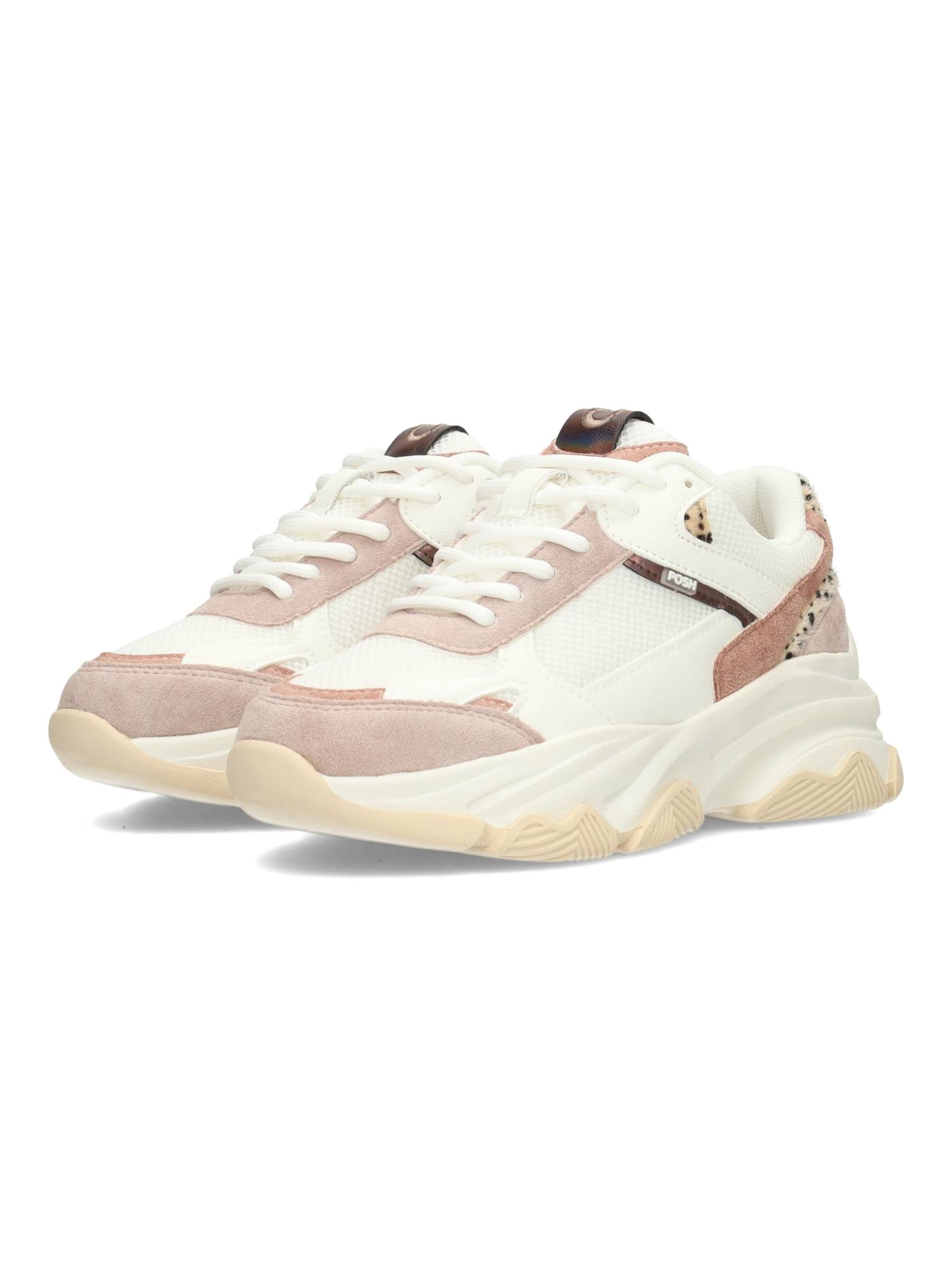 Baskets 'Gigi' POSH by Poelman en blanc