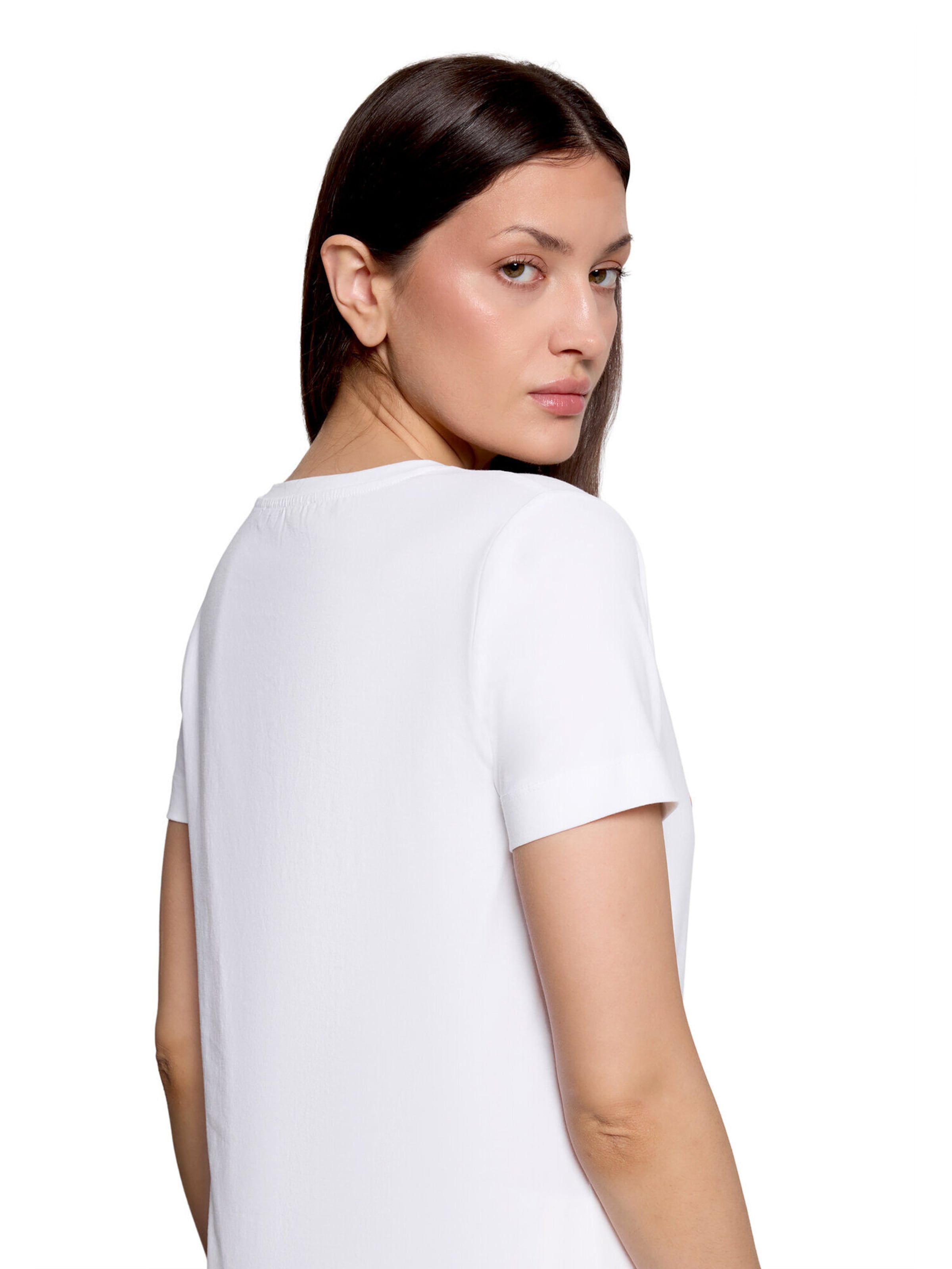 T-shirt Betty & Co en blanc