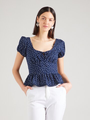 HOLLISTERBluza - plava boja: prednji dio