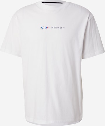 balta PUMA Marškinėliai 'BMW MMS': priekis