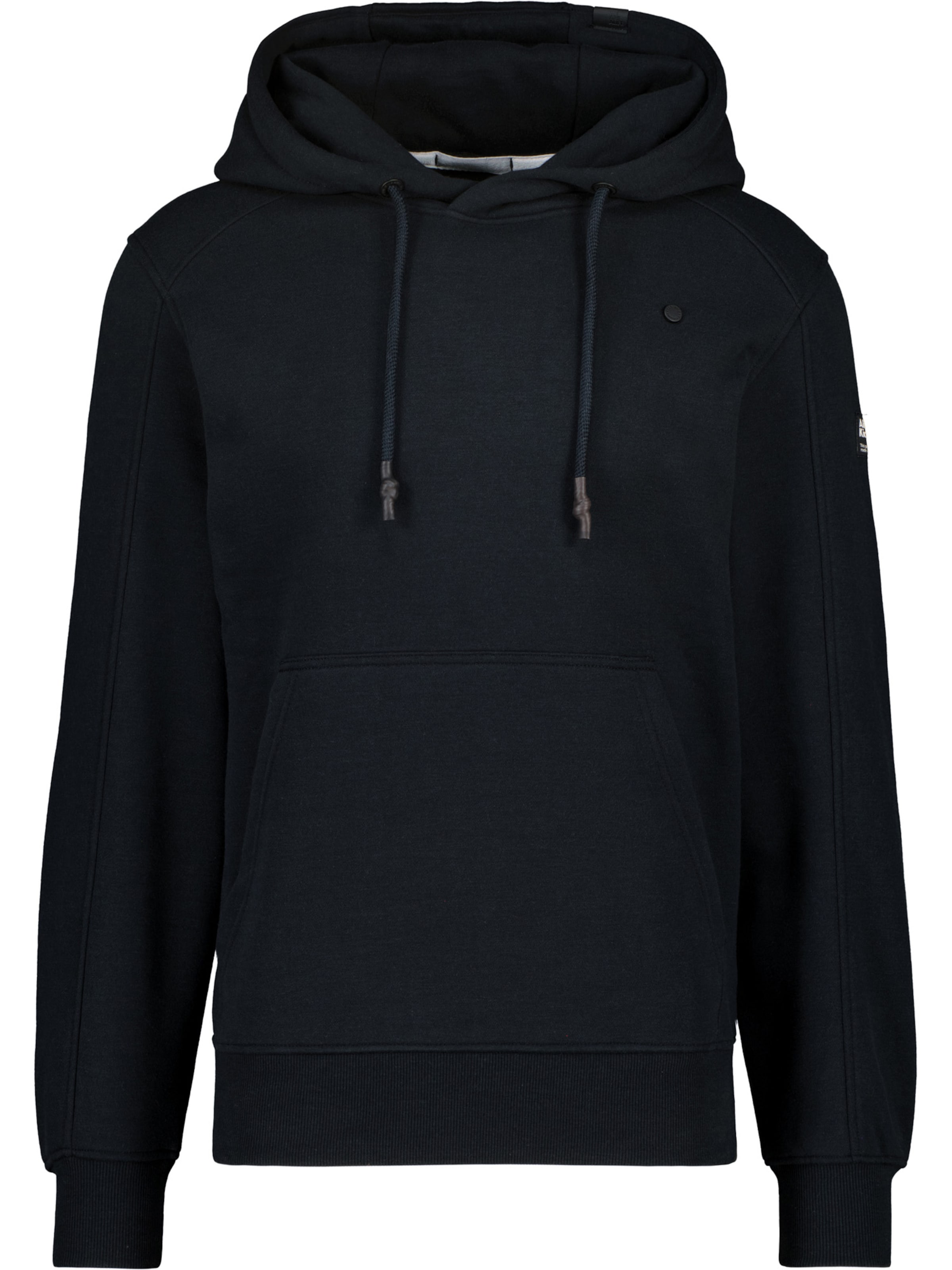 alife & kickin - Sudadera 'Tillmann' en negro: frente