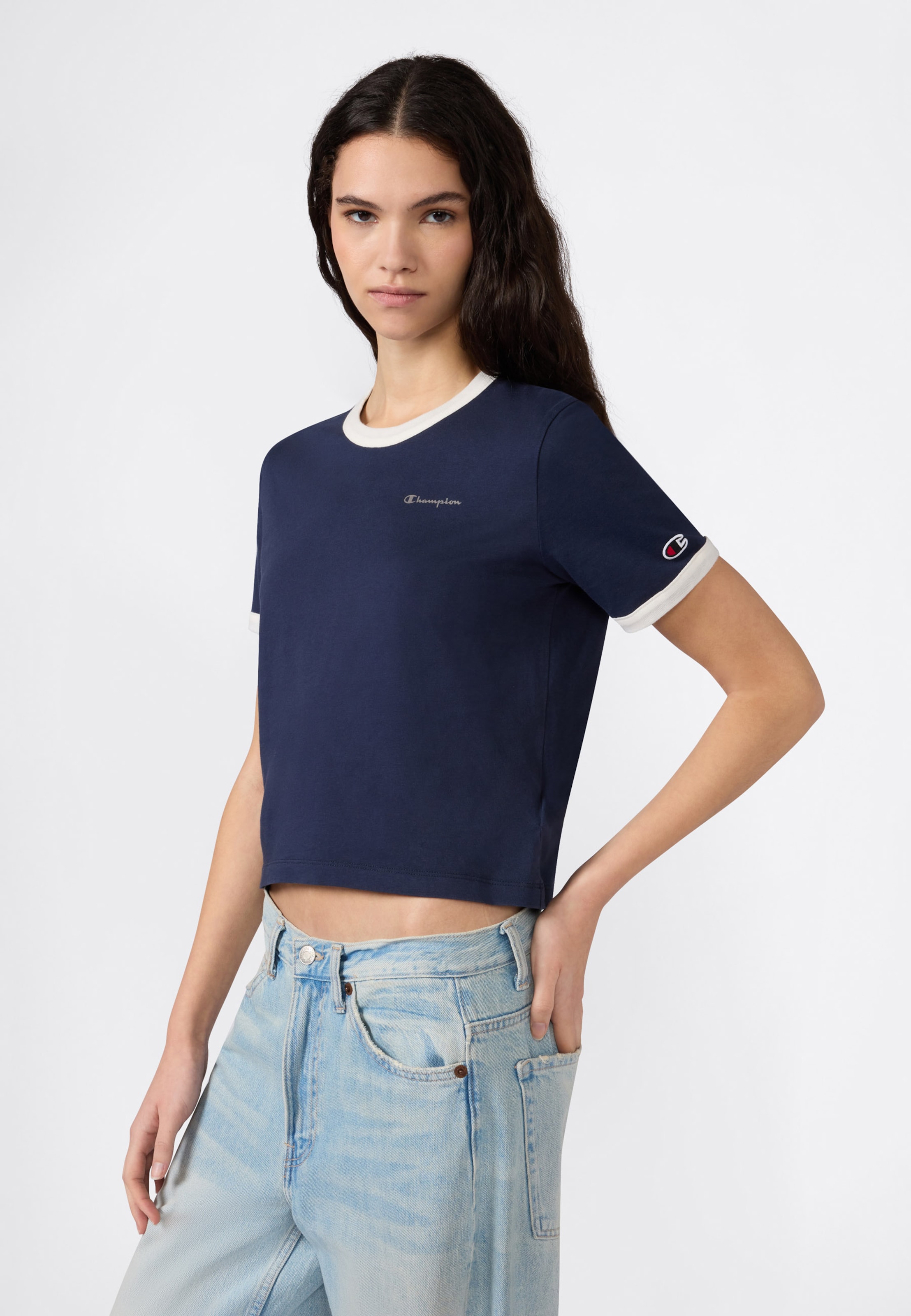 Champion Top in Blue: front