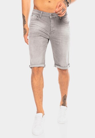 Redbridge Regular Jeans-Shorts 'Lexington' in Grau: predná strana