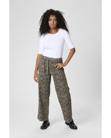 Loosefit Jean 'KAleondra ' Kaffe en beige : devant