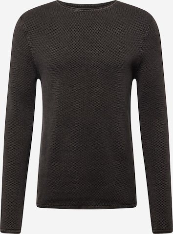 QS Пуловер в черно: отпред