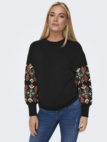Only Maternity Sweatshirt 'Brooke' in Black