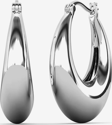 ROUGEMONT Jewellery Earrings 'Creolen Ohrringe Limone' in Silver: front