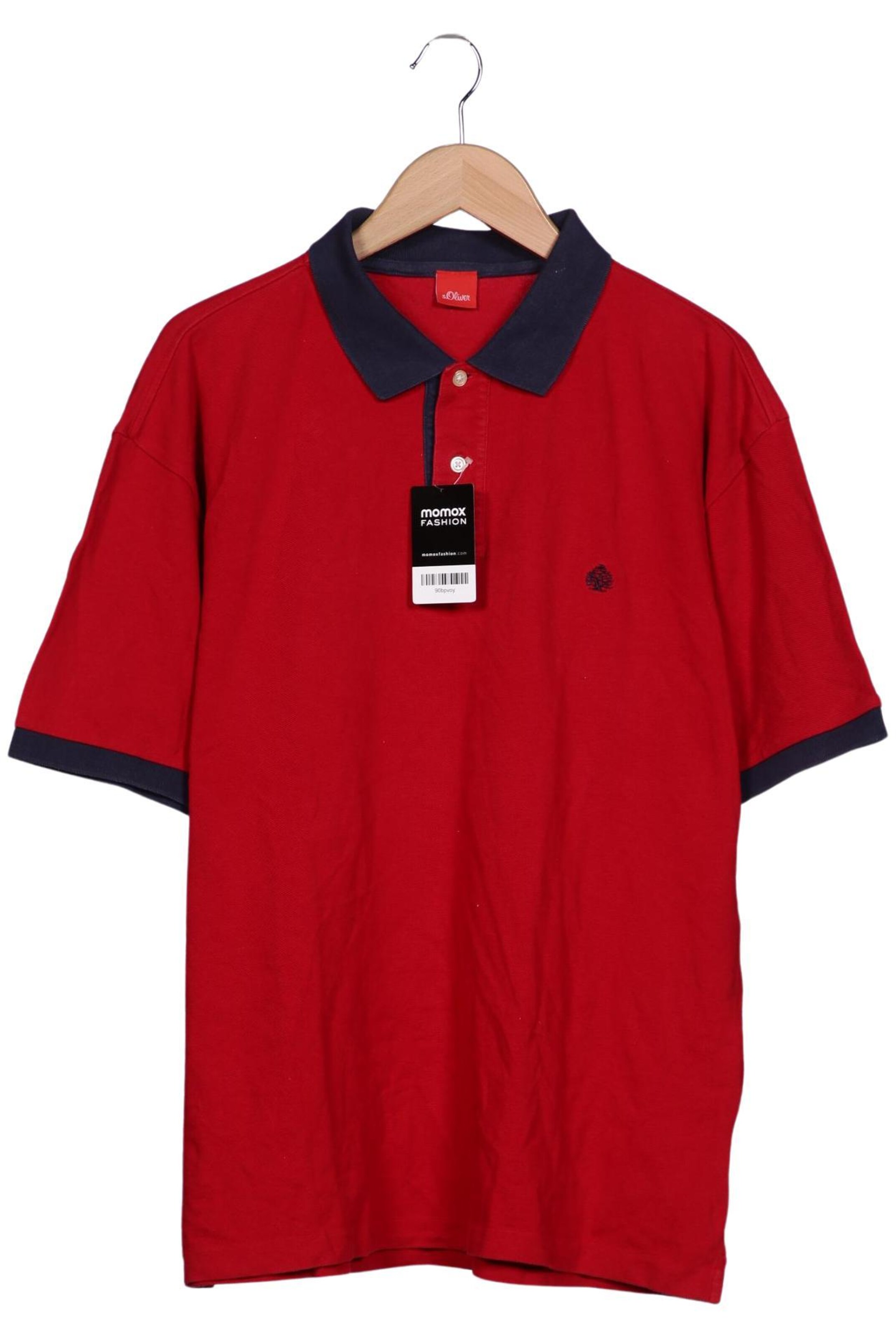 s.Oliver Poloshirt XXL in Rot: Vorderseite