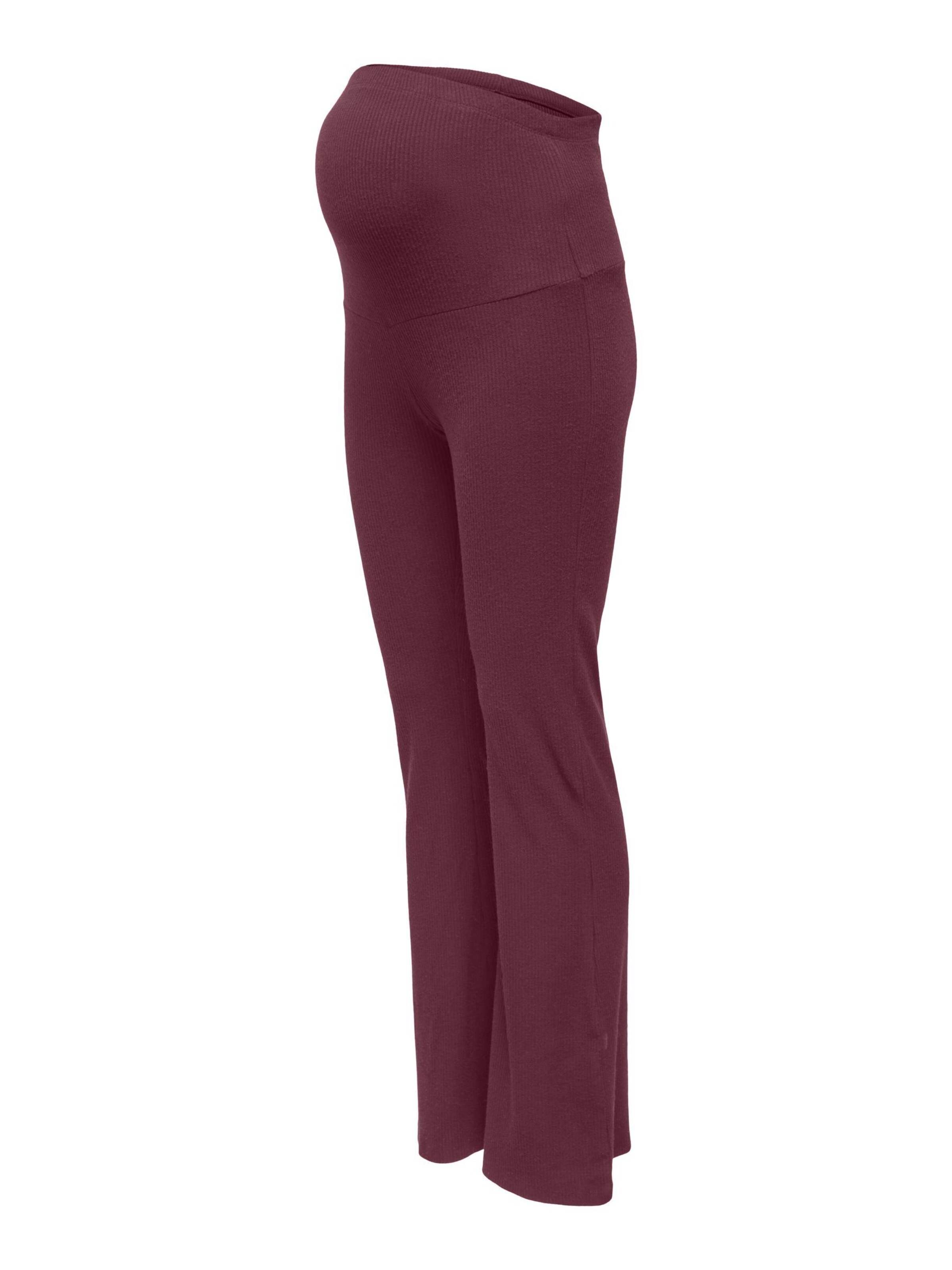 Only Maternity Regular Broek 'OLMHALLE' in Rood