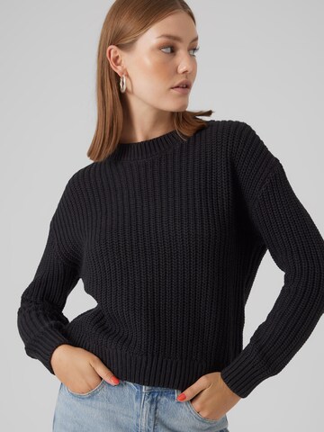 VERO MODA Pullover 'HILDA' in Schwarz