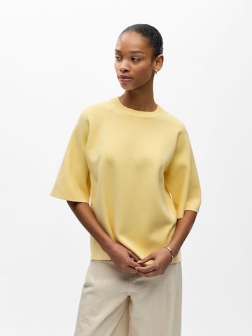 Pull-over 'OBJReynard' OBJECT en jaune : devant