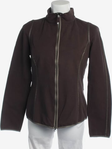 Frauenschuh Sweatshirt / Sweatjacke L in Braun: Vorderseite