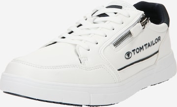 TOM TAILOR Низкие кроссовки в Белый: спереди