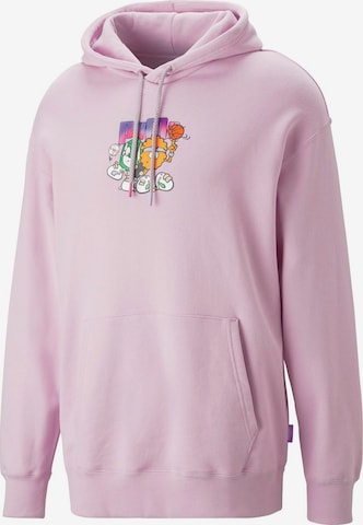 PUMA Sweatshirt in Roze: voorkant