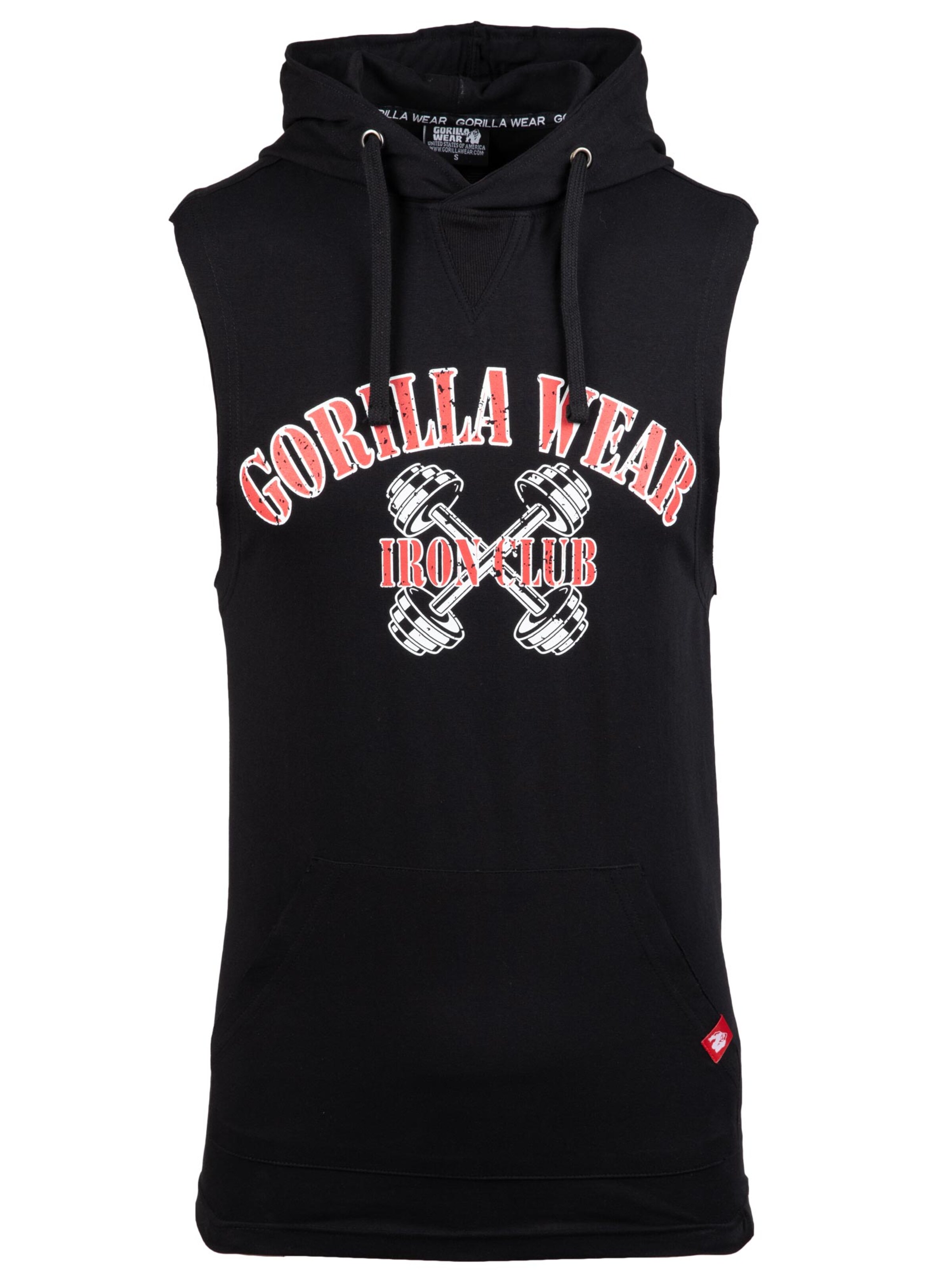 Gorilla Wear Shirt 'Chico' in Zwart: voorkant