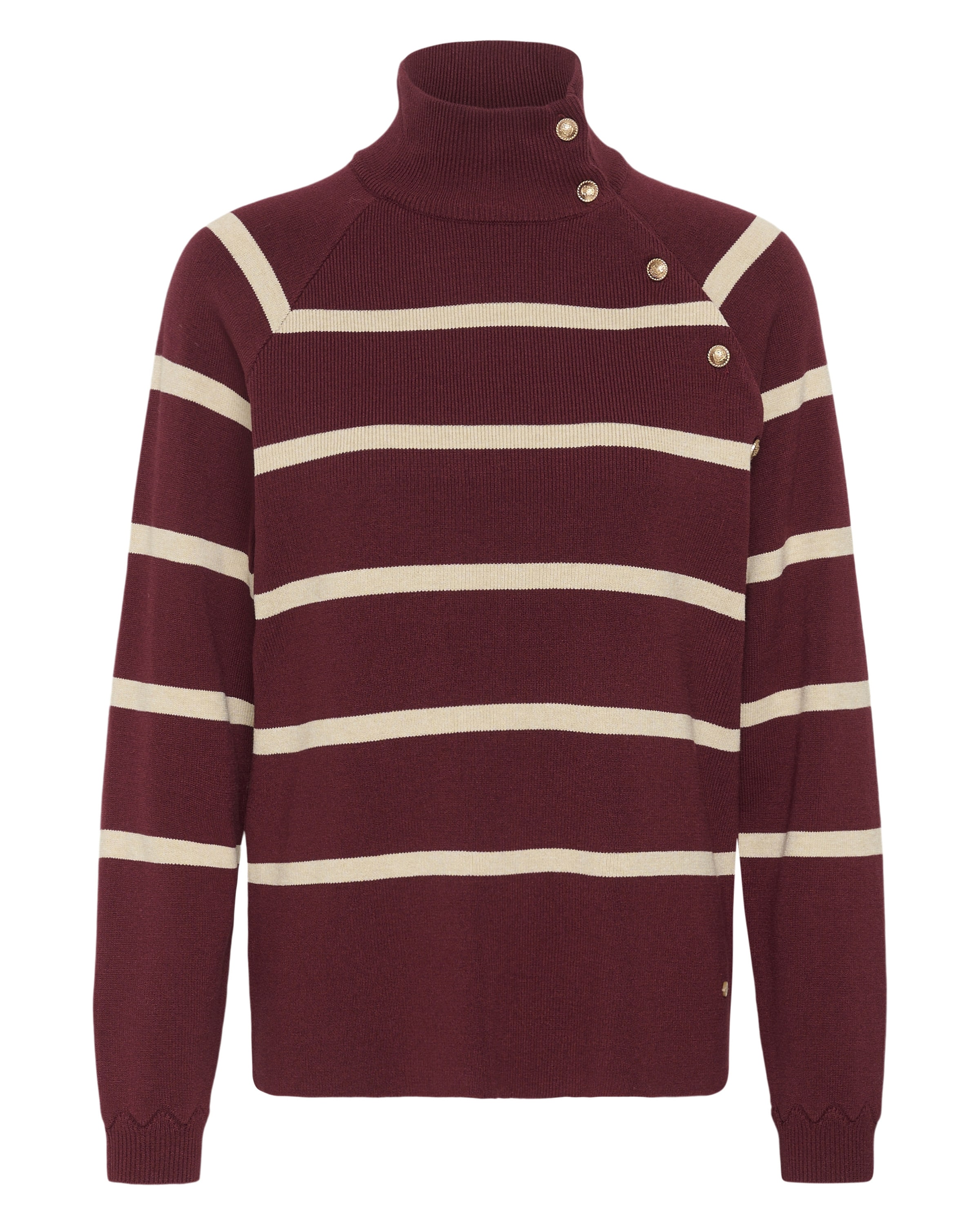 Cream - Jersey 'Dela' en rojo: frente