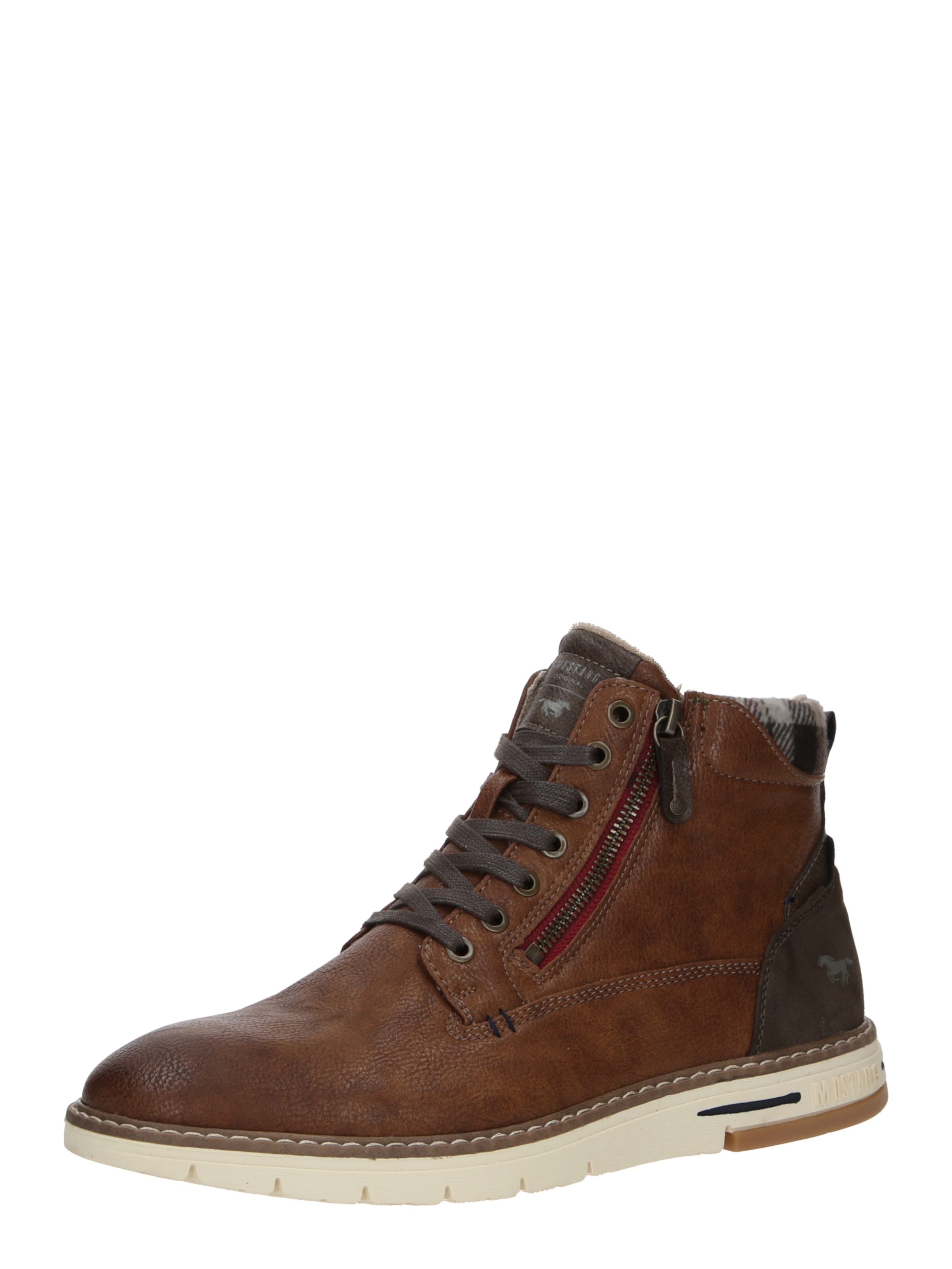 MUSTANG Veterboots in Bruin: voorkant