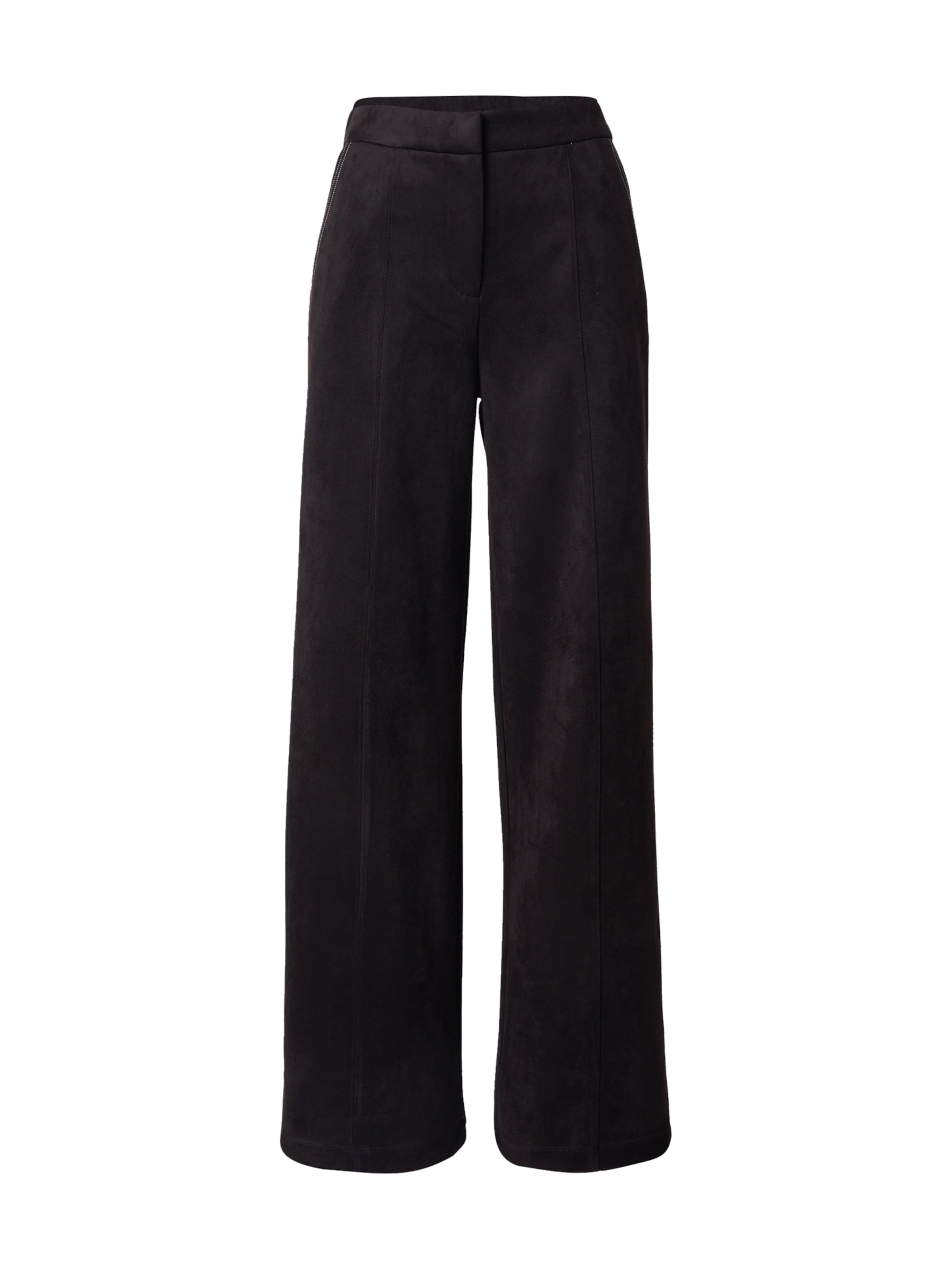 GUESS Wide leg Pants in Black: front