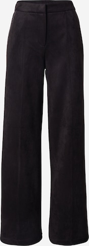 GUESSWide Leg/ Široke nogavice Hlače - crna boja: prednji dio