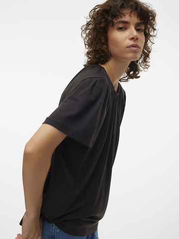 VERO MODA Shirt 'JUNE' in Zwart