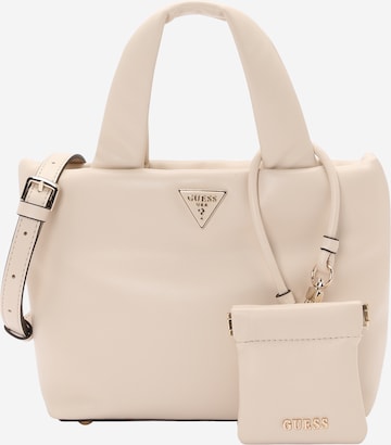 Sacs à main 'SUNETRA MINI TOTE' GUESS en beige : devant