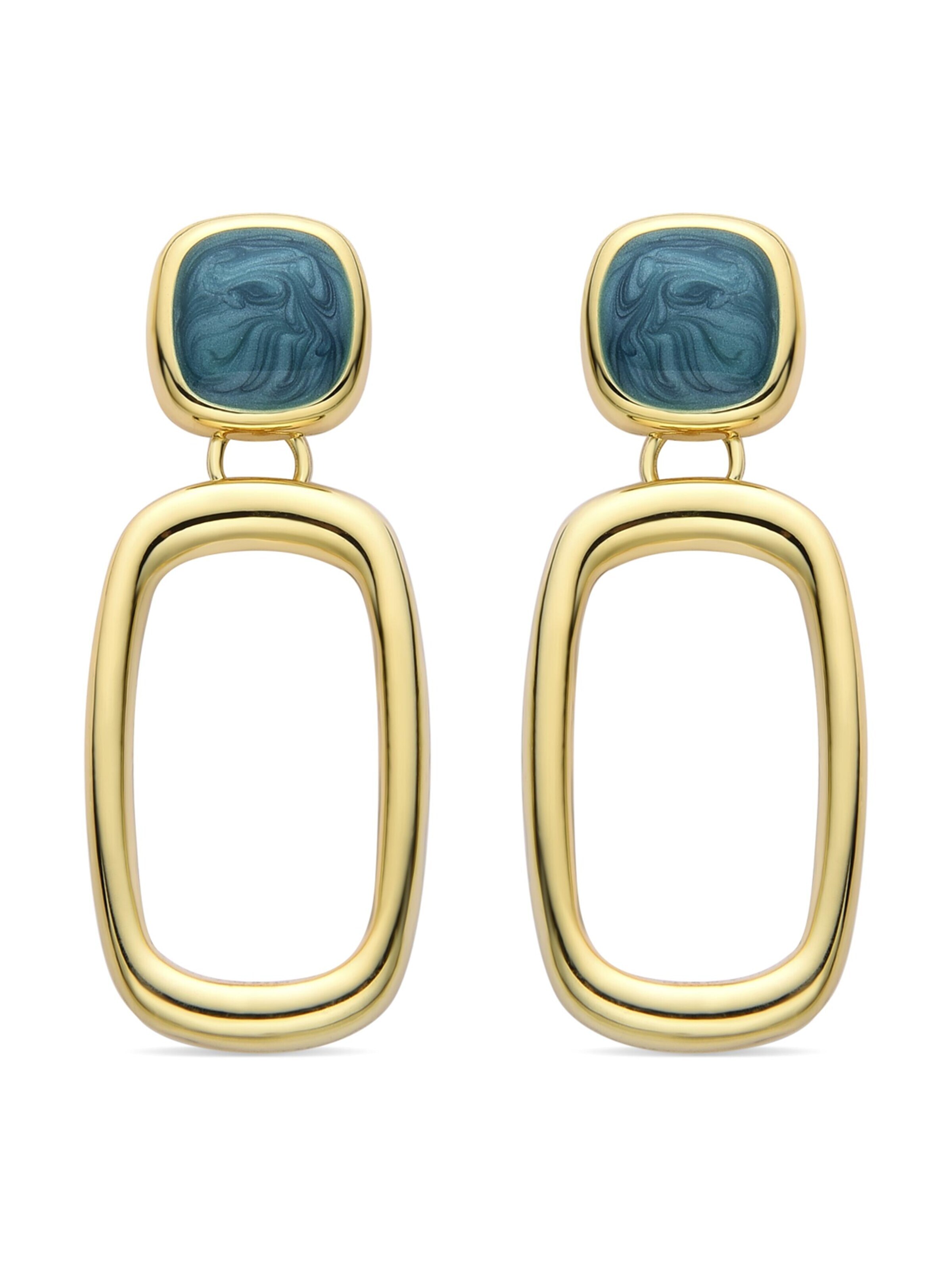 Luxenter Earrings 'Orzur' in Blue: front