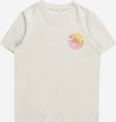 GAP T-Shirt en jaune / orange / rose / blanc, Vue avec produit