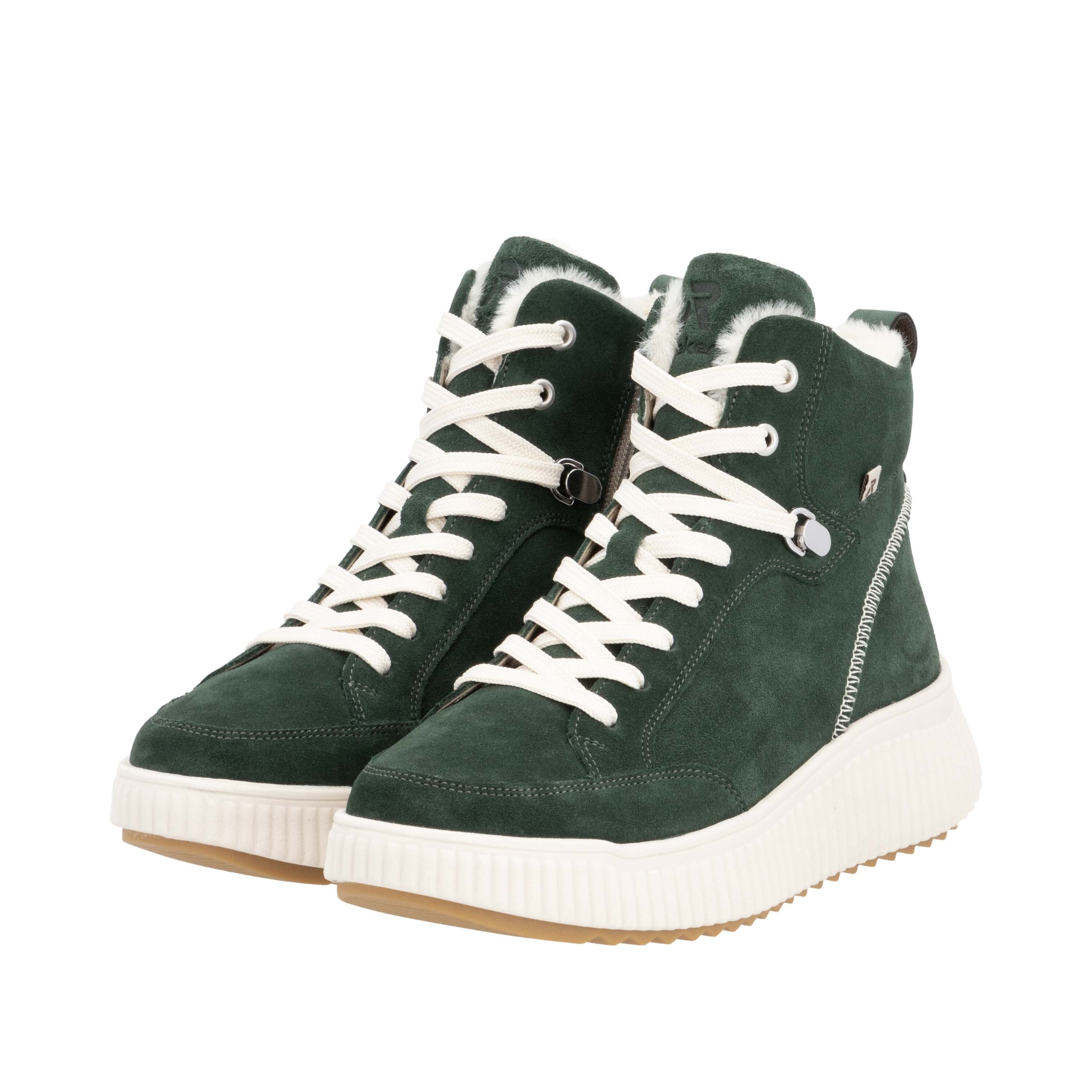 Bottines à lacets 'W1771' Rieker en vert