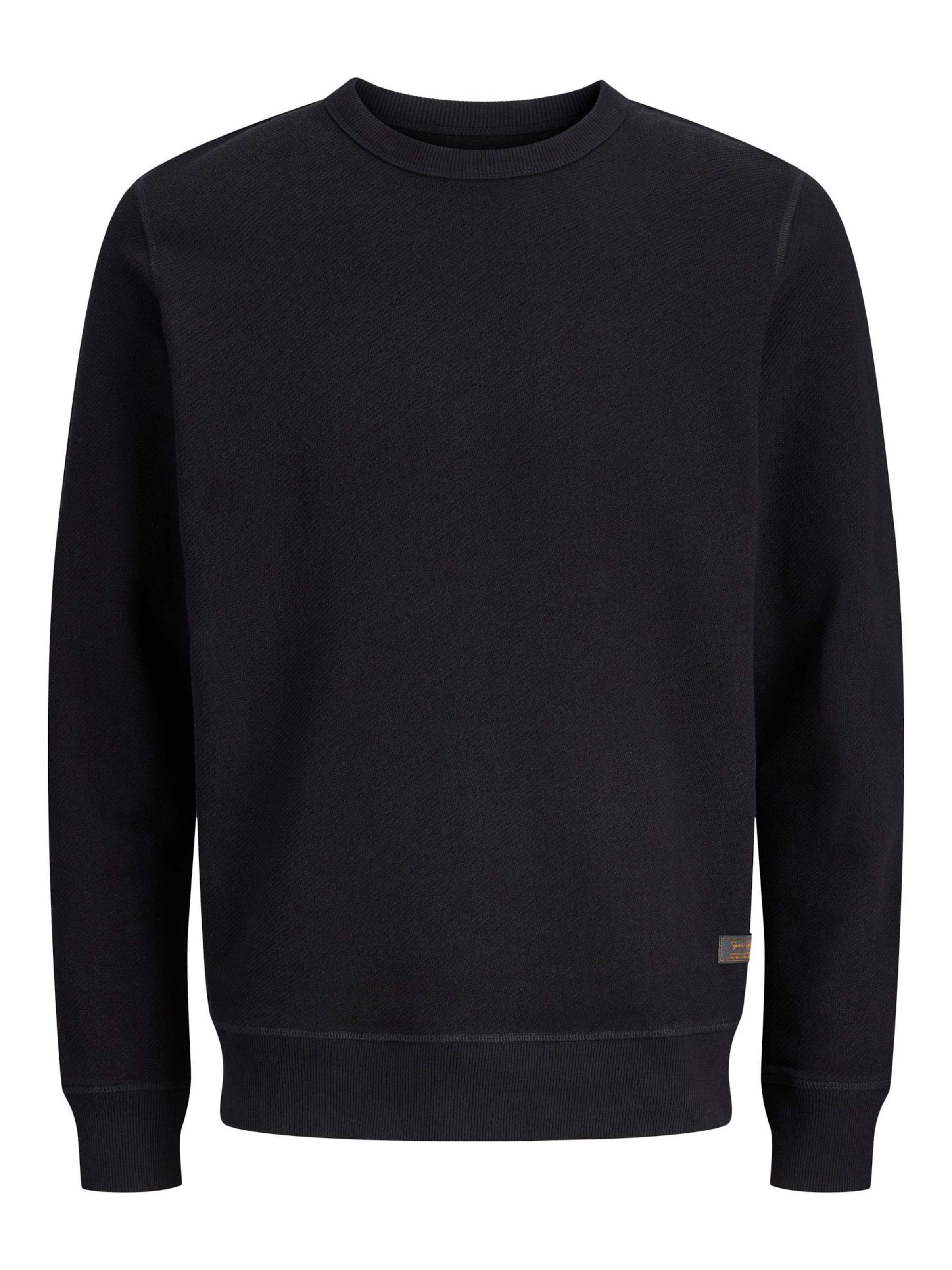 JACK & JONES Sweatshirt in Zwart: voorkant