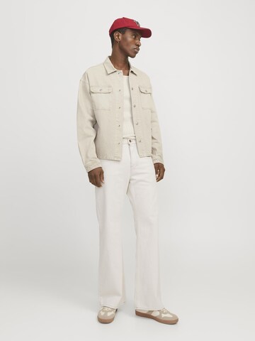 JACK & JONES Boot cut Jeans 'TOBY COOPER' in White