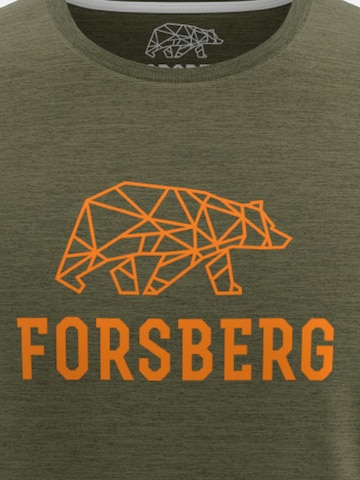 FORSBERG T-Shirt 'Skogson' in Grün