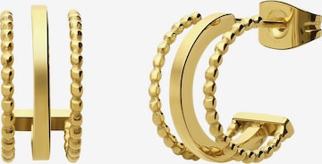 Lucardi Ohrringe in Gold: Vorderseite