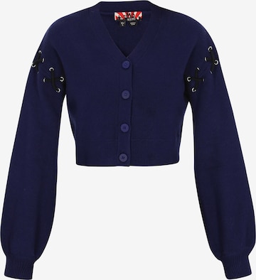 zils myMo ROCKS Adīta jaka: no priekšpuses