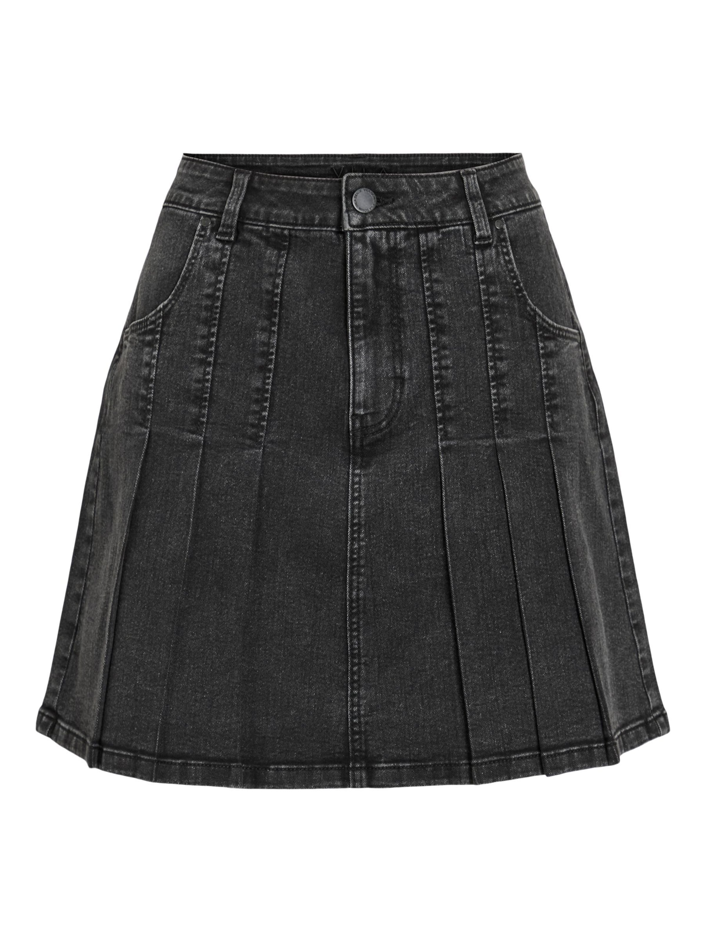 VILA Rok 'VINus' in Grijs: voorkant