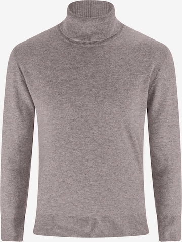 CASH-MERE.CH Kaschmir Pullover in Grau: Vorderseite