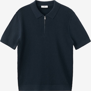 MANGO MAN Pullover 'Canario' in Blau: Vorderseite