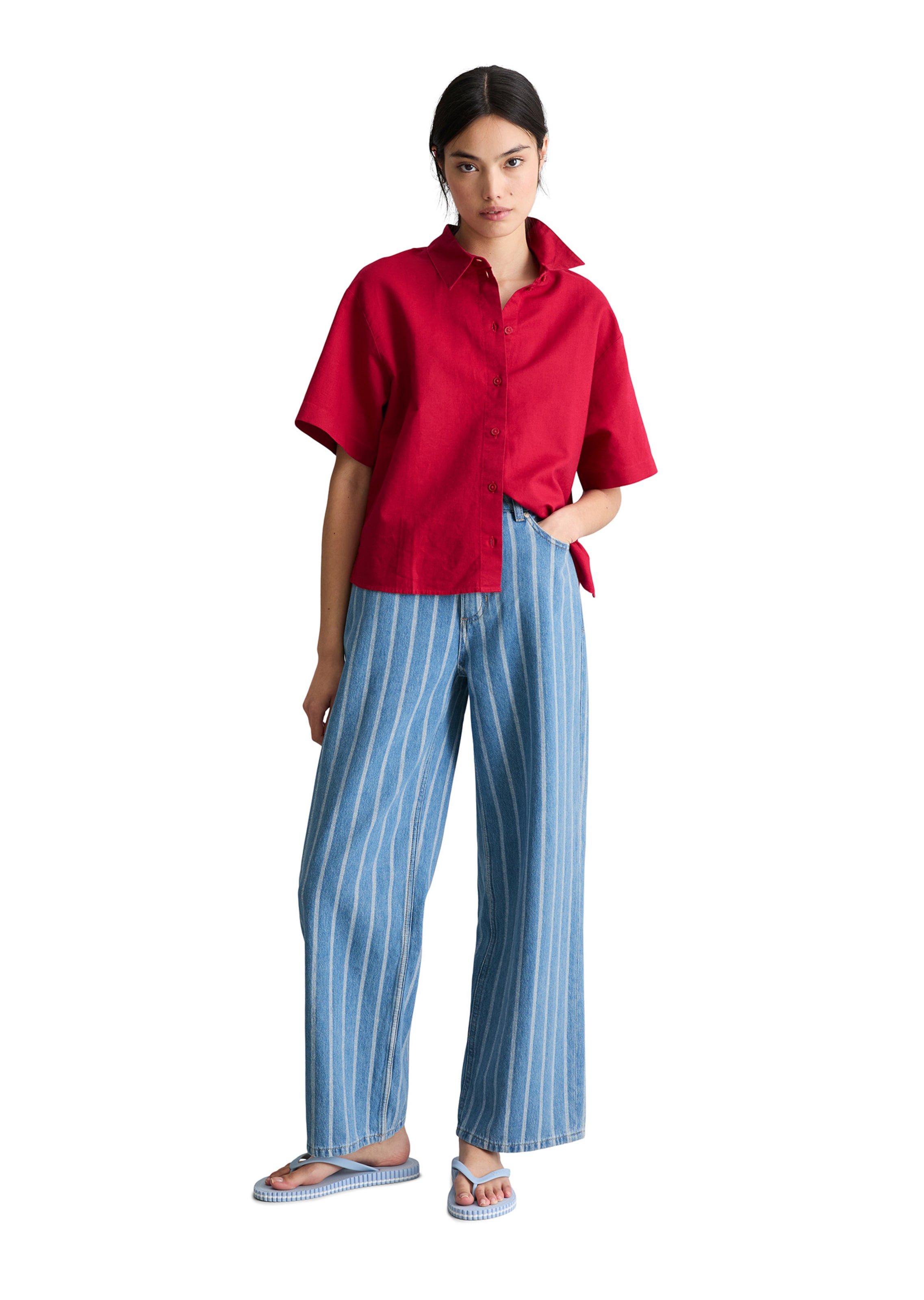 Marc O'Polo DENIM Blouse in Rood