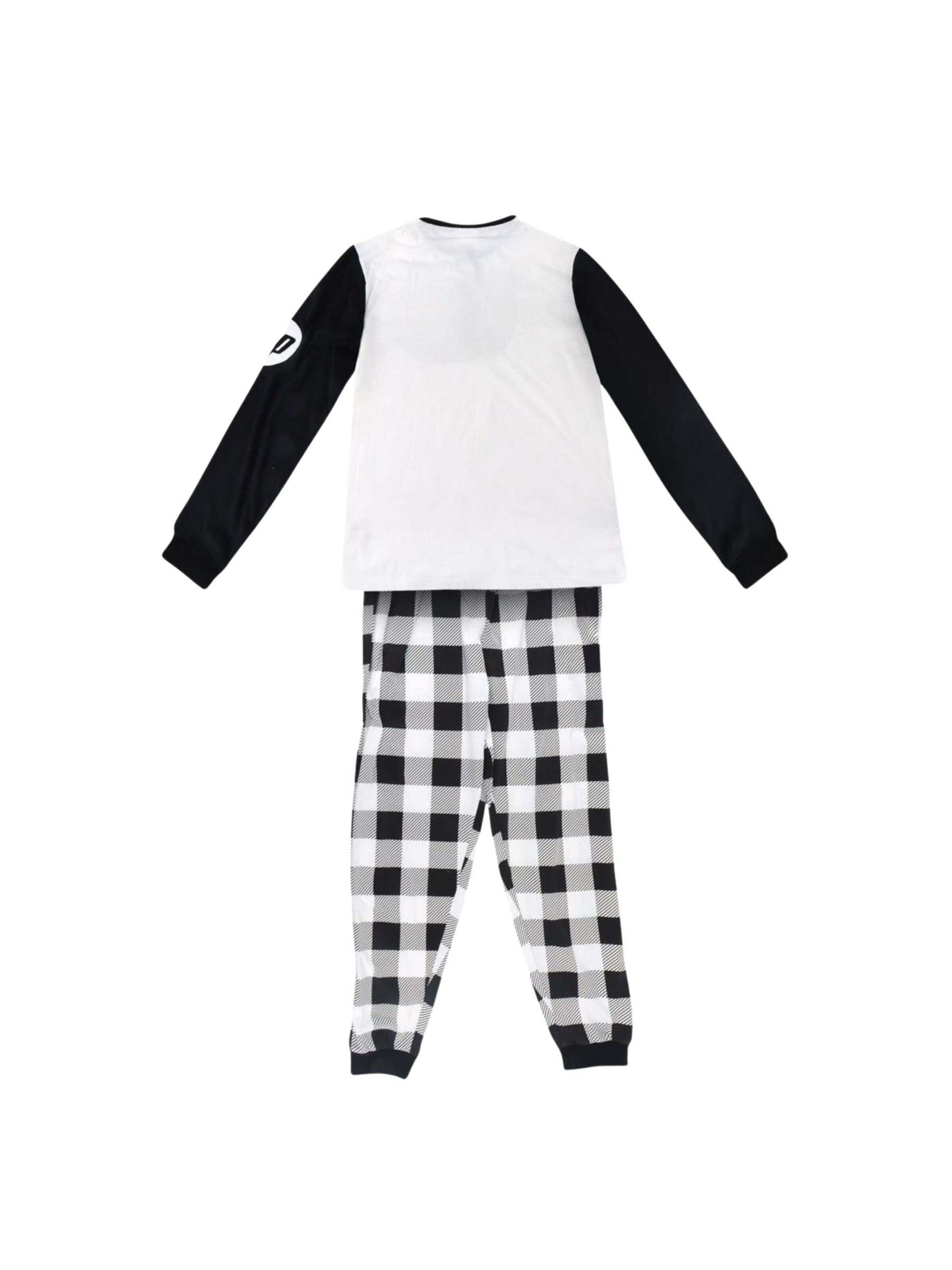 Pyjama 'Real Madrid Premium Langarm-Pyjama – Weiches Single-Jersey' Cerdá en blanc