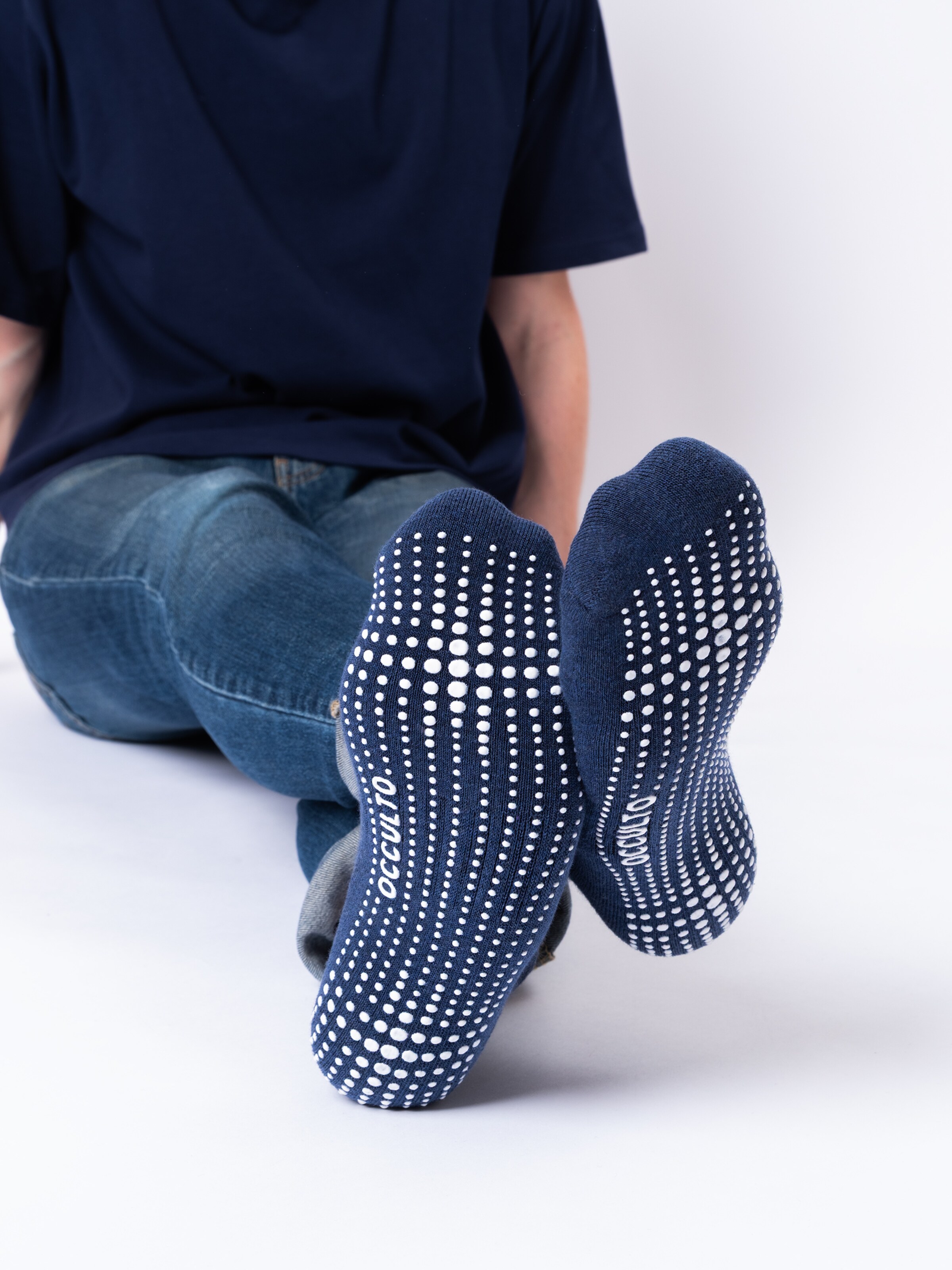 Occulto Sports socks 'Stopper Andi' in Blue