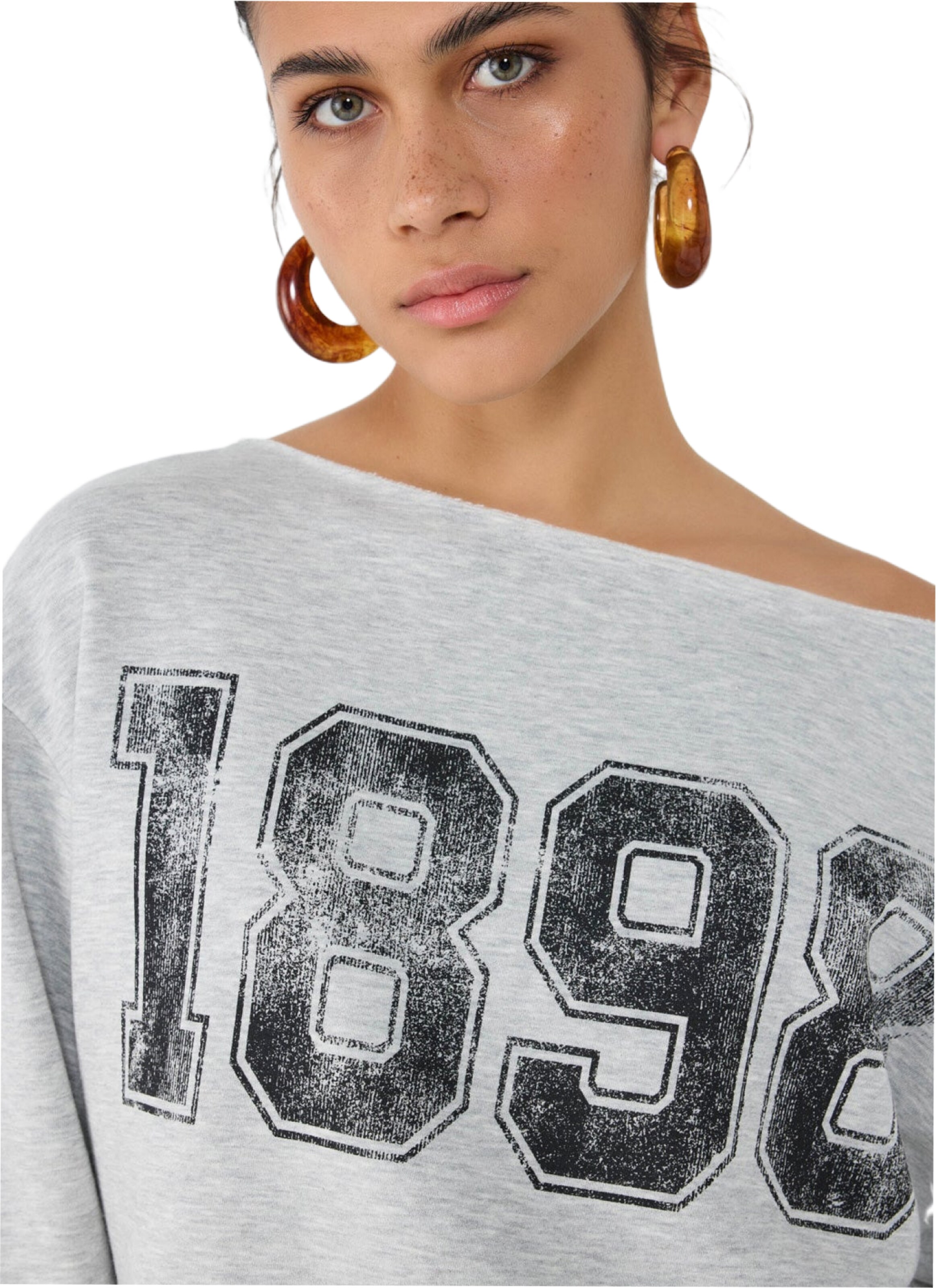 No Matter What Sweatshirt in Grijs