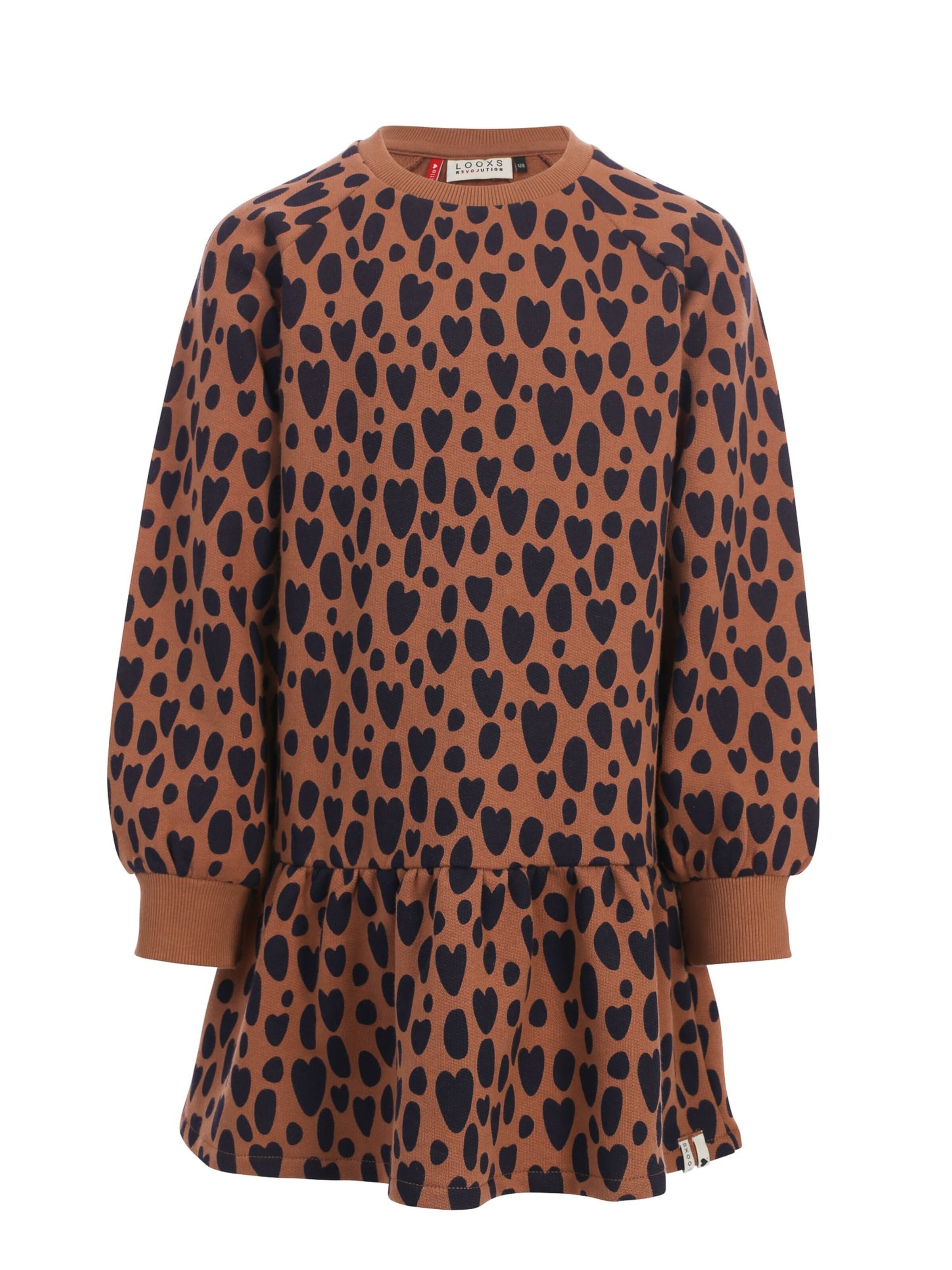 Looxs Revolution Jurk in Beige: voorkant