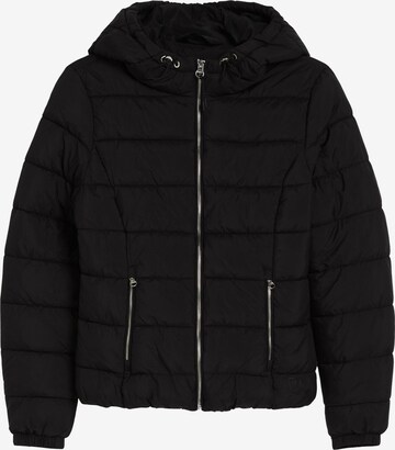 Veste mi-saison Bershka en noir : devant