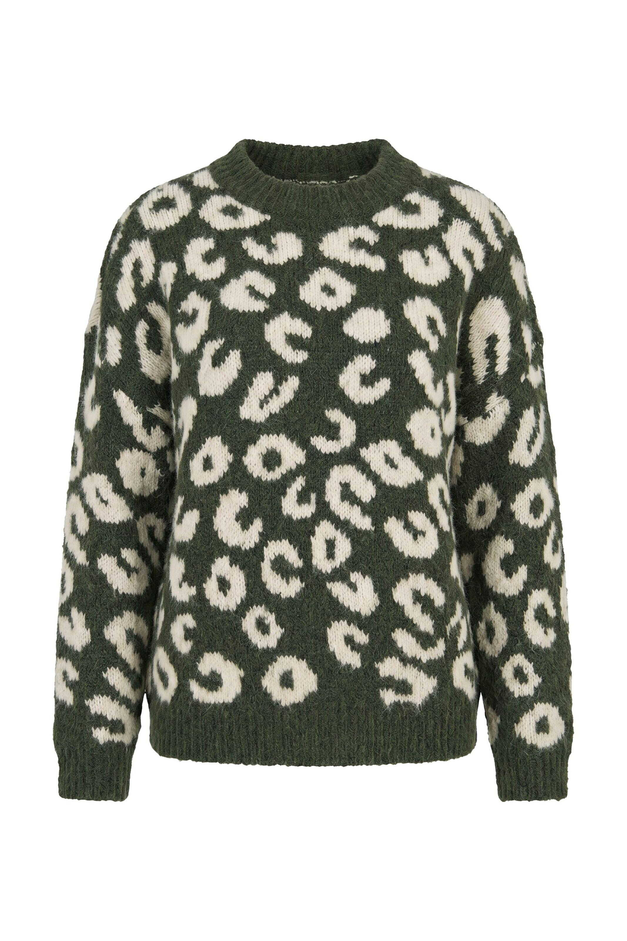 Studio Untold Sweater in M-L in Olive / White, Item view
