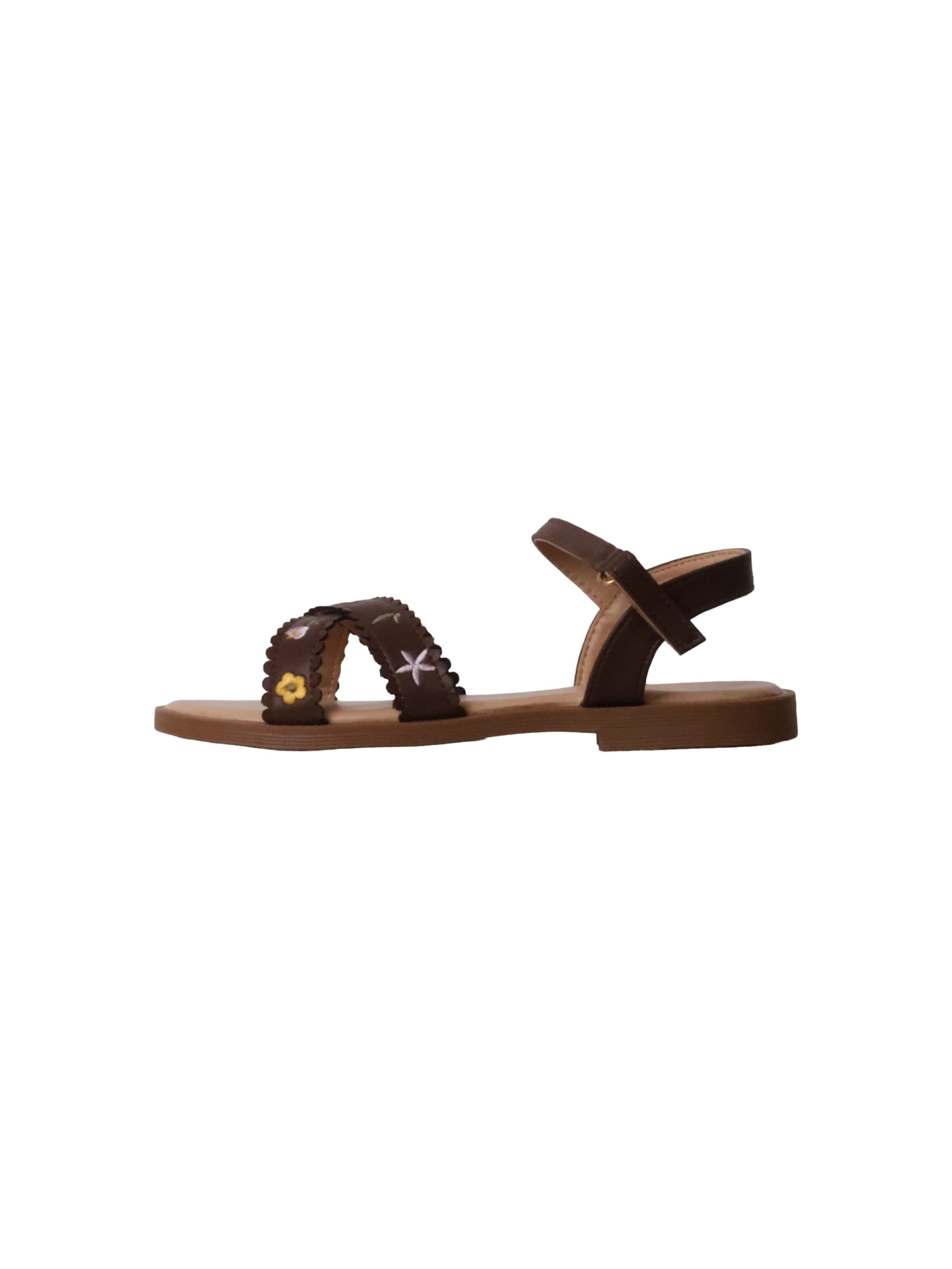 Super Mode Sandale 'Kindersandalen mit Klettverschluss'‌‌‌‌‌‌‌‌ in Braun: Vorderseite