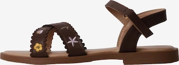 Super Mode Sandale 'Kindersandalen mit Klettverschluss' in Braun: Vorderseite