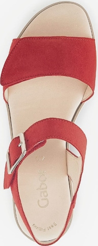 Sandales à lanières GABOR en rouge